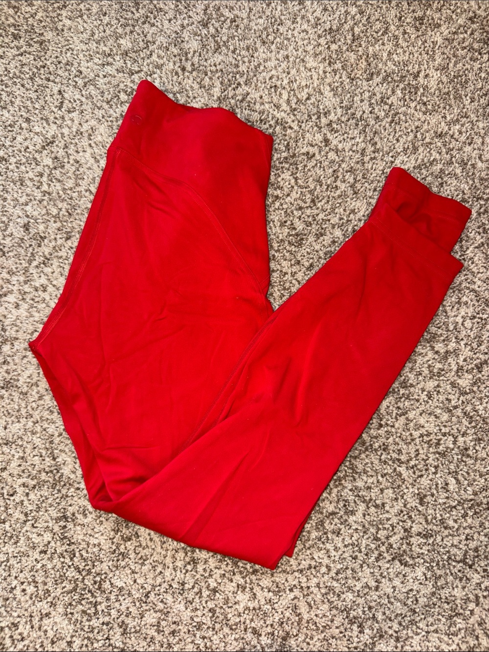 lululemon athletica Bright Red High-Waist Leggings